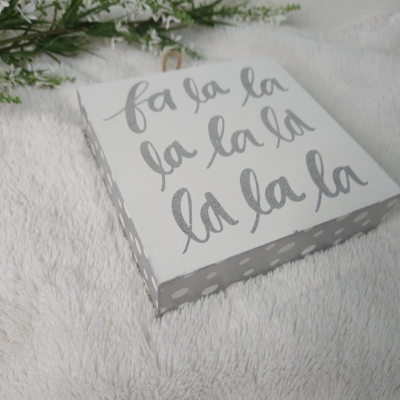 Christmas Decrotive Wall/Self Decor Fa la la - Picture 2 of 8